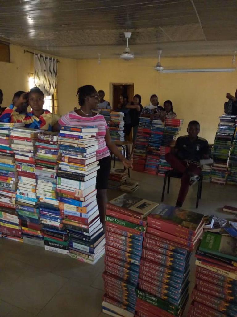 books donated to Atiba University