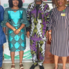 L-R Digital Librarian Omotosho Ifeoluwa: Librarian Tolulope Mary Adegoke; The CMD, Prof. John Okeniyi; The CMAC, Prof Eniola Eziyi; Librarian,Temitope Moyosade.